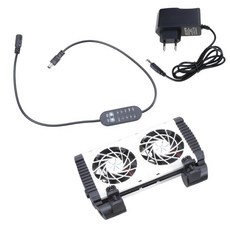 내구성이 뛰어난 어항 공기 냉각기 걸이식 가정용 수족관 열감쇠 냉각 팬, EU, Style 2, 1