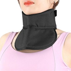 쿠쿠스토어 하키 넥 가드 아이스 보호 장비 야외 스포츠 주니어를위한 저항력이있는 조절 가능한 목, 01 A, Color: 2. kids, 1개