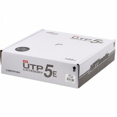 CAT.5E UTP 옥외용 단선 랜케이블 블랙 100M, 1개
