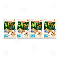 아이배냇 산양유아식 [아이배냇] 곡물친구 4종세트, 블루베리 4개, 40g, 4개