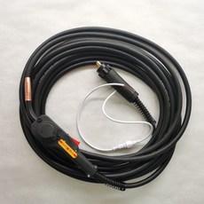 【正品貨 附電子發票】氣保焊槍 歐式 款 15米 松下焊機配件二保焊槍加長20米焊接送絲機, 1個, 歐式200A 3米焊槍紫銅電纜