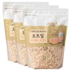 캐나다산 오트밀, 3개, 800g