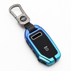 HAKO 심리스 차키케이스 (셀토스 K3 K5 K7 K8 스포티지NQ5 쏘렌토MQ4 니로 EV6 기아호환), 기아5버튼, 블루