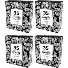 35COFFEE 아일랜드 스페셜 오키나와 코랄 로스트 치커리 블렌드 티트라백 커피 4박스 (20개입), 사이즈, 4개