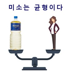 내 몸의 신체 균형을 위한 물 - 미소(MISSO), 1.8L X 6병, 1.8L, 6개