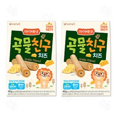 아이배냇 곡물친구 2개(맛선택), 치즈