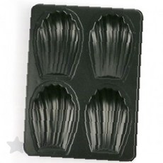 제과제빵 조개껍데기 모양 마들렌 구움틀 사구 논스틱 코팅 오븐 쿠키 과자 구이팬, 1개