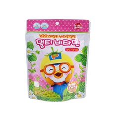 해호 뽀로로 데일리 비타츄잉정 15개입 딸기맛, 3.5g, 1개
