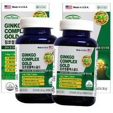 미국 징코 오메가3 징코 사탕수수추출분말(쿠바산) 은행잎추출물 혈행개선, 2개, 180회분