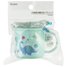 Skater 恐龍兒童水杯 日本製造 洗碗機烘碗機適用 KE4AAG, 綠, 1個, 200ml