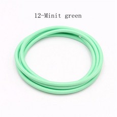 2M 5M 10M 2코어 땋은 DIY 75MM 케이블 빈티지 코드 전선 패브릭 텍스타일 조명용 천으로, 12 nt gr n, 1개