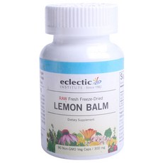 eclectic INSTITUTE 香蜂草素食膠囊 300mg, 90顆, 1罐