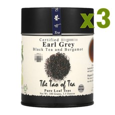더 타오오브티 얼그레이 홍차 블랙티 베르가못, 100g, 3개