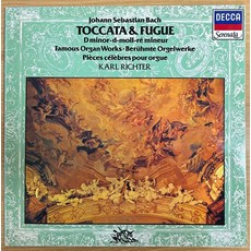 중고LP) Bach - Toccata and Fugue (바흐 / 토카타와 푸가 / Karl Richter 오르간) 자켓EX+/음반M