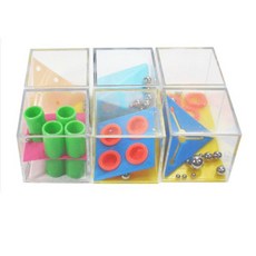 IQPLUS 퍼즐 / 칠교놀이 자석칠교 펜토미노 비즈퍼즐 슬라이딩퍼즐 조각맞추기 구슬퍼즐 입체사목 구슬퍼즐 하노이탑 T퍼즐, 미니구슬퍼즐6p B, 1개, 1인용
