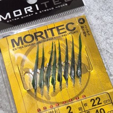 모리겐 볼락 외줄낚시 돌돔덜덜이 카드채비 HR-202 (녹색어피) 8본, 1개, 1개입