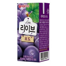 서울우유 리이브포도, 190ml, 40개