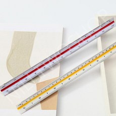 닐투샵 도면용 T형 스케일 자 30cm 인치 측정자