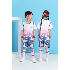 위아원 JCN45 중국산 페이크 투피스 농구복 어린이 성인 유치원 공연복 대회복 20180 야드