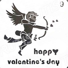 ST-CU1-0891 型染版(Stencil)-蝶古巴特diy-簍空模板-塗鴉模版-繪畫模版, 1個