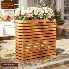 목재 에어컨 실외기 가리개 울타리 파티션 커버 보호 덮개 루버 랙 가림막 부식방지 발코니, 16. 수평 로즈우드 100x30x90cm