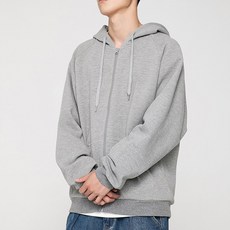 톡톡 도톰 부드러운 온국민 루즈핏 베이직 320g 코튼 후드집업 점퍼