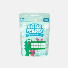 리틀펄리 유아 어린이 자일리톨 장유산균 무설탕 캔디 라이트 사과맛, 1개, 35g