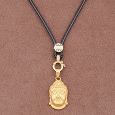 【昱晶閣】高品質鋯石蠟皮繩項鍊繩 可調節黑繩 翡翠玉佩掛繩 黃金吊墜繩 男女通用 玉佛脖子吊飾繩, 1個, 金色款 / 款式三 (不含吊墜), 黑繩