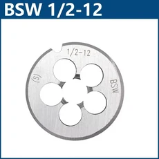 스레드 다이 카바이드 기계 BSW/BSF 1/2-16 5/32-32 3/16-24 인치 미터 스크류 금속 도구, 06 BSW 1l2-12, 06 BSW 1l2-12