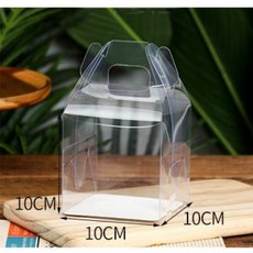 초미니케이크상자 마이크로케이크박스 투명케이크상자, 1개, B