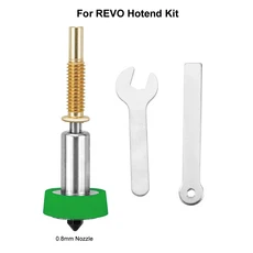 호환 REVO Hotend 노즐 0.2 0.4 0.6 0.8mm 업그레이드 된 고 유량 경화 강철 소재 3D 프린터 부품 분리 가, 03 0.8mm Hotend Kit