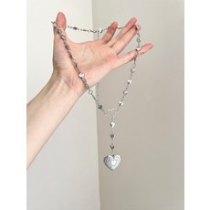 바리바리 빈티지 하트 목걸이 펜던트 925실버 주얼리