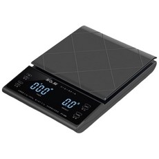 NDr.AV PT-V60 智能咖啡秤 （秤重/計時/0.5-3000g）, 黑色