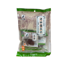 老中醫豆干全素(原味/蒜味) - 傳統風味，Q彈有嚼勁，健康美味零食, 1個, 蒜味豆干, 250g