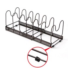 이샵 높이조절 냄비 정리대 6단 선반 프라이팬정리 후라이팬정리 냄비정리