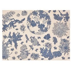 세라믹 underglaze 전송 용지 다채로운 종이 파란색과 흰색 스티커 54x37cm 고온 데칼, 20