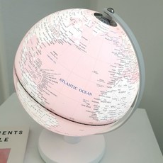 갭스타 파스텔 무드등 지구본 핑크