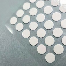 양면 원형 스티커 60개 접착력 투명 젤리 공예 선물 포장 다꾸, 1개, 동그라미 양면스티커(1장)