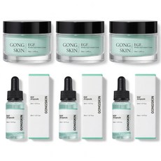 공스킨 EGF 주름개선 크림+앰플, 1세트