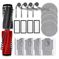 [호환] 만물상 로보락 Q Revo C / Curv / Edge C 물 걸레 더스트백 브러쉬 소모품 1세트, 1개