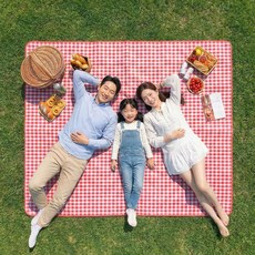 율샵 피크매트 피크닉 매트 돗자리 대형 두꺼운 방수 방습, 피크닉 레드