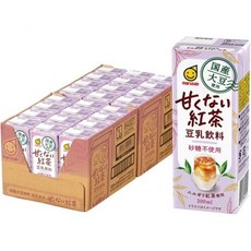 일본 마루산 홍차맛 두유 무당 200ml 24팩 531556
