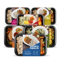 건강한끼 냉동도시락 영양밥 도시락 6종, 6개