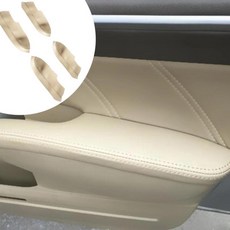 시빅 세대 세단 년형에 하게 맞는 가죽 자동차 내부 도어 팔걸이 패널 커버 스티커 트림, 2. Beige, A. For 2006-2011