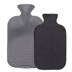 파쉬 보온물주머니 2L + 핫팩 폴리커버 그레이, 1개