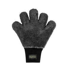 OLIMA 五指汽車清潔手套 雙面可用 深入清潔, 灰色, 1個