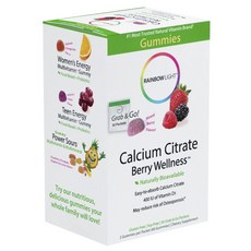 RAINBOW LIGHT 檸檬酸鈣軟糖 綜合莓果口味, 60顆, 1盒