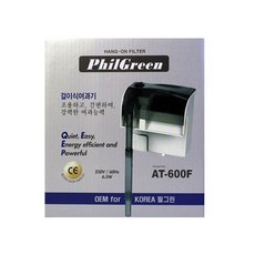 필그린 걸이식여과기 (6.5w) AT-600F 수족관여과기 여과기 걸이식여과기 필그린여과기 수아쿠아 수족관, 1개, 6.5W