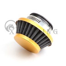 범용 35mm 38mm 42mm 44mm 에어 필터 가스 전동 자전거 푸시 미니 모토 포켓 바이크 ATV 쿼드 오토바이 부품, gold 38mm, 1개