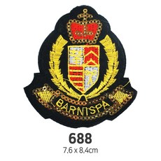 와펜 DIY 자수 패치 와펜모음 열부착식와펜, 4개, 와펜 패치 688번